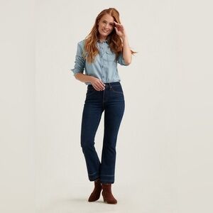 Lucky Brand Mid Rise Crop Mini Ava Jeans